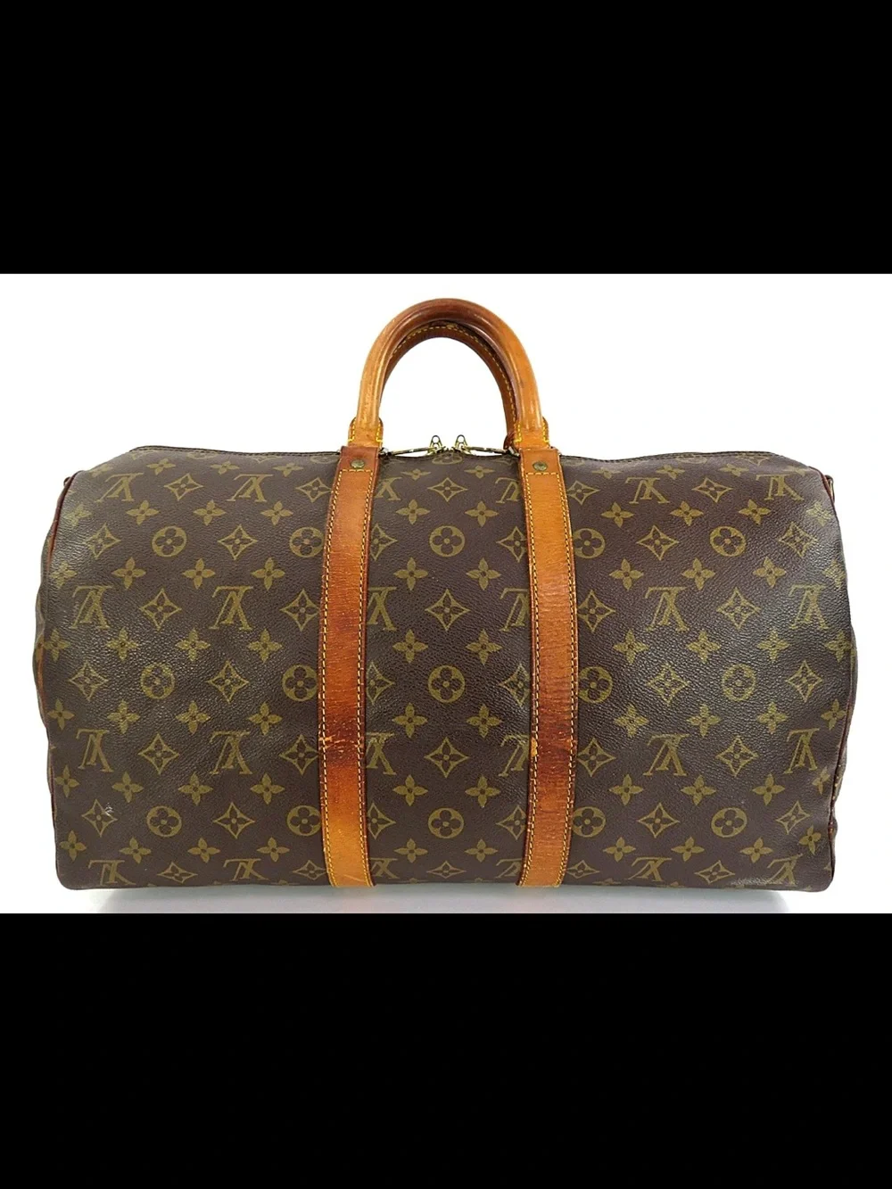 Louis Vuitton Brown Monogram Keepall Duffel Bag